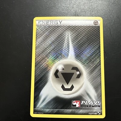 Metal Energy 112/114 Crosshatch Holo Promo - B&W 2011 Play! Pokemon - Image 1 of 2
