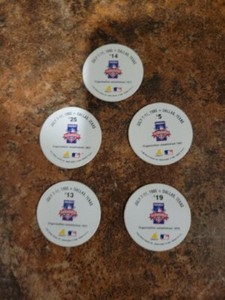 5 Set Pinnacle Cards 3D DISC PROMO 1995 ALLSTAR FANFEST RARE  #13 #14 #25 #19 #5