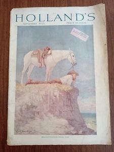 RARE 1923 Holland's Magazine-Dallas Texas- Architect Blueprints, Recipes, Ads - Picture 1 of 6