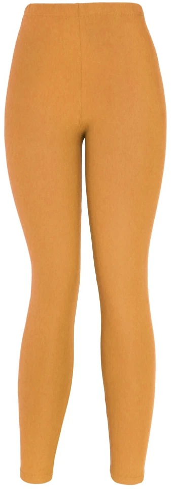 Ультрамягкие однотонные матовые базовые леггинсы стандартных размеров/плюс - Изображение 1 из 3