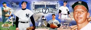 Mickey Mantle New York Yankees Photoramic #2027 - Imagen 1 de 5