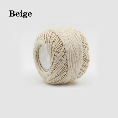 Thin Colored Lace Yarn Crochet Yarn Cotton Knitting DIY Sewing Machine Thread UK - Image 1 of 4