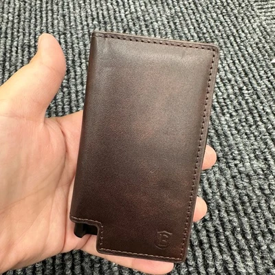 Ekster Leather Parliament Card Wallet Slim in Classic Brown Smart Cash Cards - Image 1 of 4
