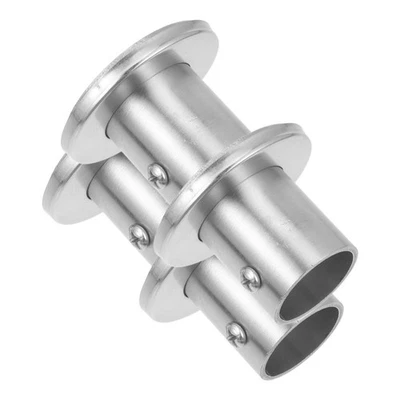 4 Pcs Staffe Per Bastoni Tende Supporti Asta Doccia Staffa - Immagine 1 di 4