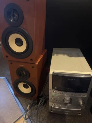 Sony CMT-SPZ90DB Stereo System DAB Radio + Speakers No Remote Tested Working - Image 1 of 3