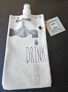 BEBIDA, GLUG, GLUG, GLUG. BOLSO DE BEBIDAS. TOTE & CAPAZ. AMIGABLE CON EL PLANETA/REUTILIZABLE - Imagen 1 de 9