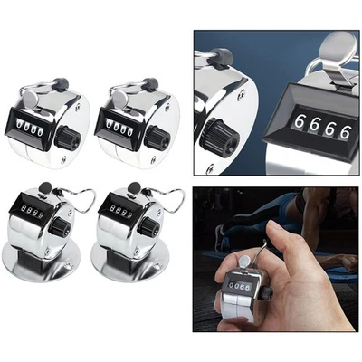 Compteur en acier inoxydable à quatre chiffres matériau ferme nombre maximum 9 - Photo 1/4