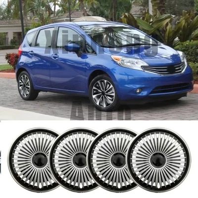 Para Nissan Versa 2008-2016 Conjunto de 4 tampas de cubo de encaixe 16" aro de roda capas completas - Imagem 1 de 4
