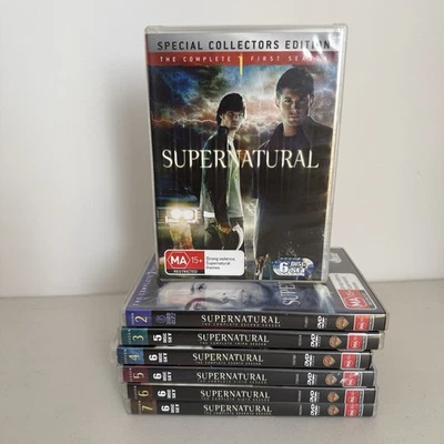 Supernatural Seasons 1–7 DVD Set | Region 4 | 42 Discs | MA15+ | Warner Bros - image 1 of 4