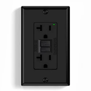 GFCI Outlet 20 Amp, Self-Test GFI Electrical Outlet with Narrow Design, GFCI ... - Picture 1 of 7