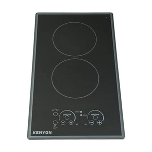 12 in. Radiant Electric Cooktop in Black with 2 Elements Touch Control 120-Volt - Picture 1 of 3