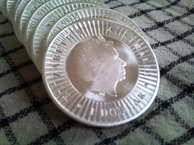 1 Unze 999,9 Feinsilber Känguru 2016 1oz Silbermünze Queen Elizabeth II ### - Bild 1 von 2