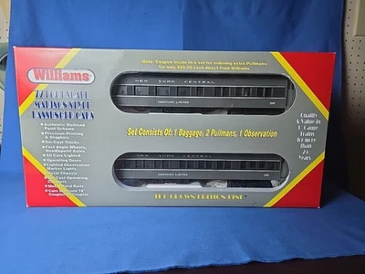  O Gauge Williams 72' Madison NYC Century Limited Passenger Car Set # 723 - Image 1 of 4