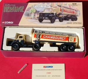 CORGI SERIE LIMITEE HERITAGE #70001 CAMION BERLIET TLR8 CHAMBOURCY NEUF + BOITE - Photo 1/7