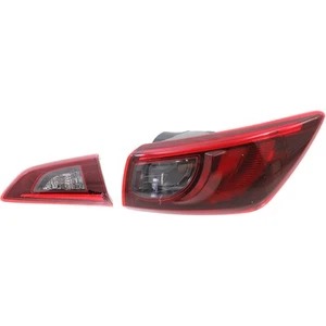 Tail Light Set For 2016-2018 Mazda CX-3 Right Inner Outer Clear/Red Halogen/LED - Picture 1 of 12