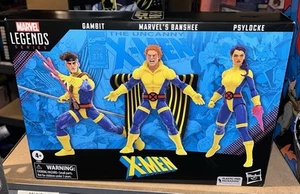 Marvel Legends X-Men 60th Anniversary Banshee Gambit And Psylocke Figure Set New - Picture 1 of 2