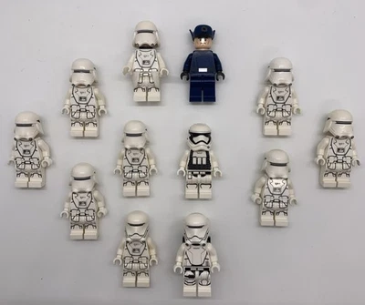 LEGO Star Wars First Order Captain Stormtrooper Snowtrooper Minifigure Lot - Image 1 of 3