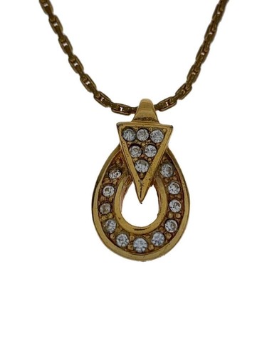 Collana Christian Dior Strass GLD Donna Usata