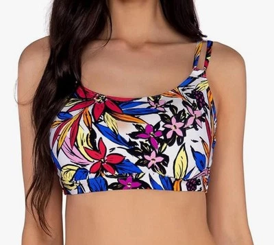 NWT $160 Sunsets Taylor Bralette 34DD & Hannah High Waist Bottom S Bold Blossom - Image 1 of 4