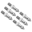 M8 Thread Tripod Spike, 6 Pack Camera Mount Adapter Style 2, Silver