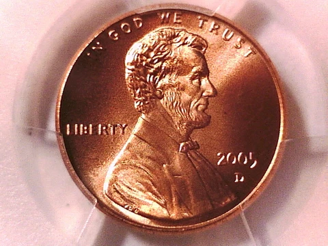 2005 D Lincoln Memorial Cent PCGS SP 67 RD Satin Finish 41773414 Cover