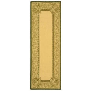 Natural/Olive Indoor/Outdoor Abaco Rug 2' 3 x 6' 7 Runner - Picture 1 of 1