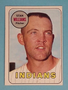 1969 Topps Stan Williams Cleveland #118 EX+ OC ⚾ - Picture 1 of 12