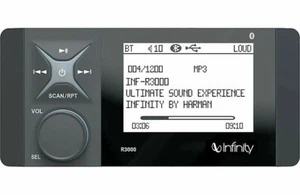 Infinity INF-R3000 Custom Mount AM/FM/BT Marine Stereo Digital Media Receiver - Picture 1 of 1
