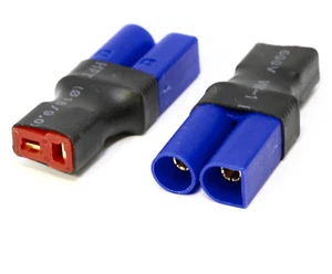 ✅ 2x Stück Adapter EC5 Stecker Male auf T-Dean T-Stecker Buchse Female Lipo Akku - Bild 1 von 7