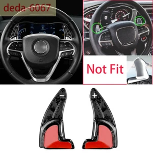 Palanca de cambios de volante de carbono forjado para Dodge Challenger Charger 2015+ - Imagen 1 de 12