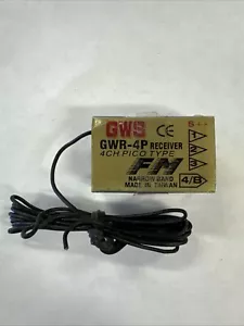 GWS GWR-4P Receiver 4 Channel Pico Type FM Rx Narrow Band 72 Mhz - Picture 1 of 2