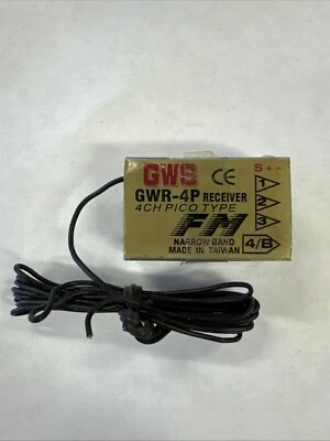 GWS GWR-4P Receiver 4 Channel Pico Type FM Rx Narrow Band 72 Mhz - Image 1 of 2