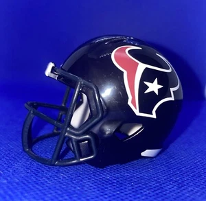 Casco de fútbol americano de velocidad profesional de bolsillo de la NFL de los Houston Texans Riddell (azul marino, rojo, blanco) - Imagen 1 de 16