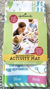 Hallmark Easter Egg Dyeing and Decorating Activity Mat 2 ft. x 3 ft. New - Picture 1 of 3