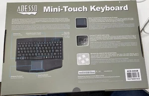 Adesso ACK-540UB Mini USB Keyboard w/ Touchpad – 88 Keys, Compact - Picture 1 of 8