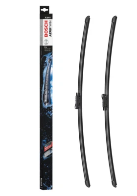Ford Transit Connect Front Wiper Blades Set Windscreen 2013 On BOSCH AEROTWIN - Image 1 of 4