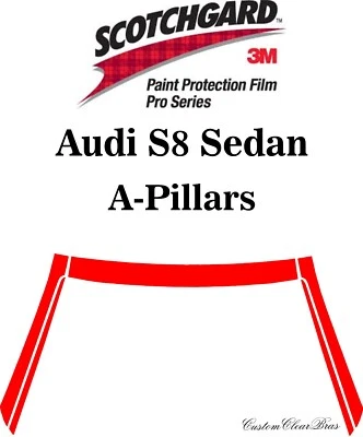 Película protectora de pintura 3M Scotchgard serie Pro 2022 2023 Audi S8 sedán Foto 1 de 3
