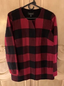 Talbots Buffalo Check Coat Size Medium NWT was $349 - Picture 1 of 7