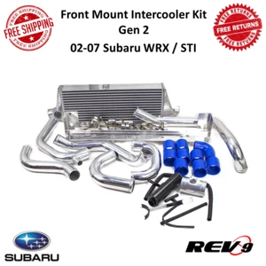 REV9 Front Mount Intercooler Conversion Kit Gen 2 For 2002-2007 Subaru WRX STI - Picture 1 of 6