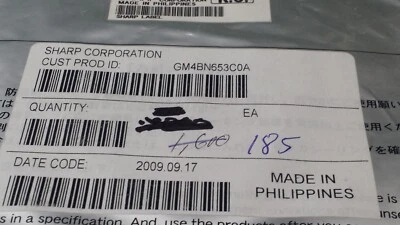 (185) GM4BN653C0AM ОСТРЫЙ БОКОВОЙ ЭМИССИОННЫЙ СВЕТОДИОД - Изображение 1 из 2