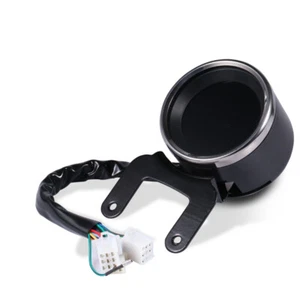 Velocímetro digital LED LCD para motocicleta velocímetro medidor de combustible cafe racer touring - Imagen 1 de 12