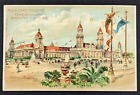 Postcard Vintage St. Louis World's Fair Palace of Machinary Hold To Light 1904