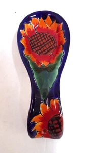 Beautiful 8" Talavera Spoon Rest, Handmade, Hand Painted - Picture 1 of 5