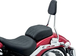 Kuryakyn Chrome Sissy Bar w/Pad for Harley-Davidson Softail Breakout, Fat Boy - Picture 1 of 4