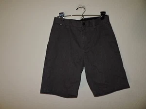 Fox Racing Shorts 18/29 Youth Size Boys Gray Chino Striped - Picture 1 of 3