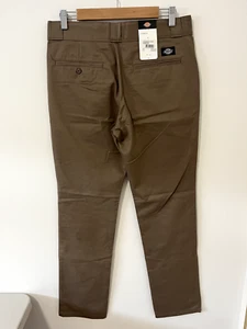 Dickies Men's Slim Twill Work Pants Beige Size 30 Brand New With Tags RRP $80 - Picture 1 of 7