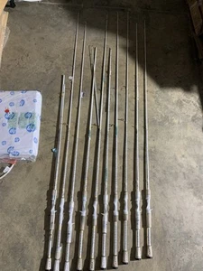 Lot Of 10 Abu Garcia Veritas PLX Fishing Rods (FOR PARTS) (BROKEN) - Picture 1 of 9