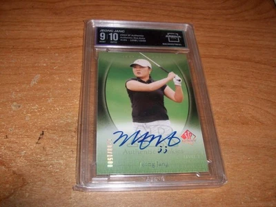 2024 UD SP Authentic Golf Jeong Jang Graded Rookie Auto Card /1500 - Image 1 of 4