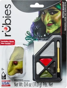 Witch Nose with Wart - Green - Theatrical Makeup - One Size - Picture 1 of 6