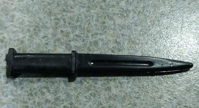 Cuchillo de trinchera Marx Johnny West Mike Hazard auténtico/original de 1960 para estuche de accesorio trampa Foto 1 de 2